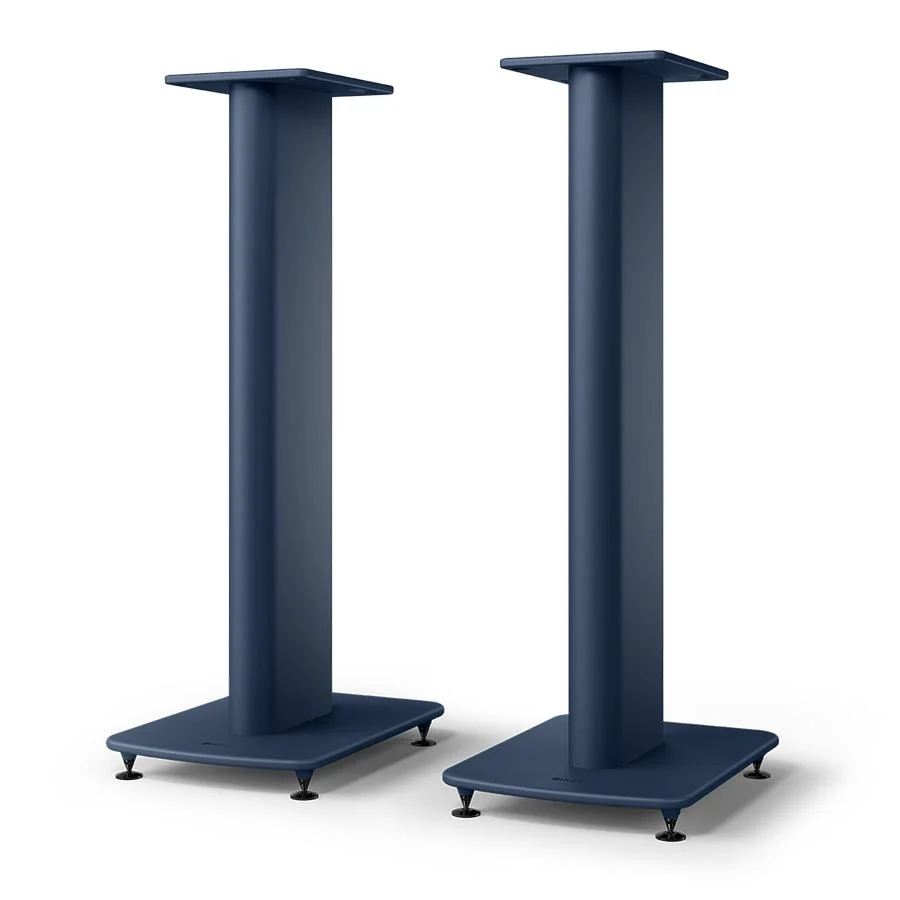 KEF S2 Floor Stands pair in Royal Blue Special Edition finish