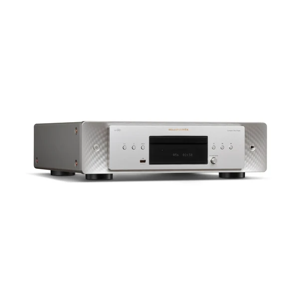 Marantz CD 60 SILVER CD player right angled view