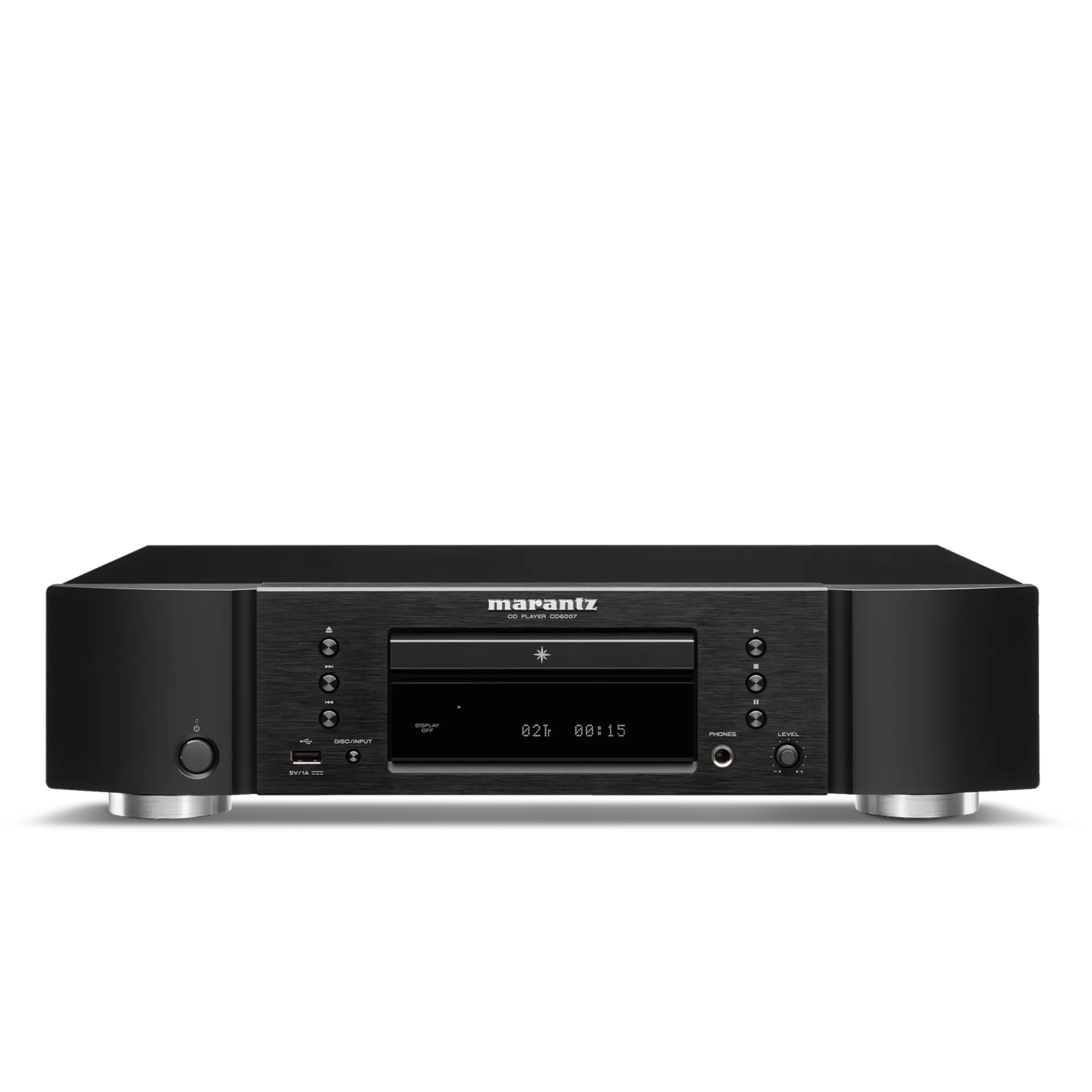 Marantz CD6007 Black Hi-Fi CD Player Front View