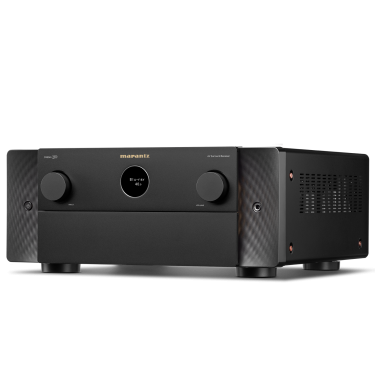 Marantz CINEMA 30 Black AV receiver right angled view