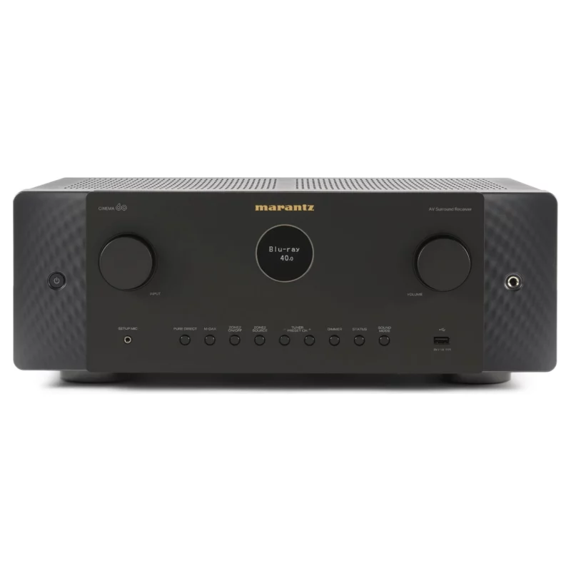 Marantz CINEMA 60 Black 7.2 channel AV receiver front view