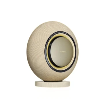 Marantz Horizon Champagne wireless speaker front angled view