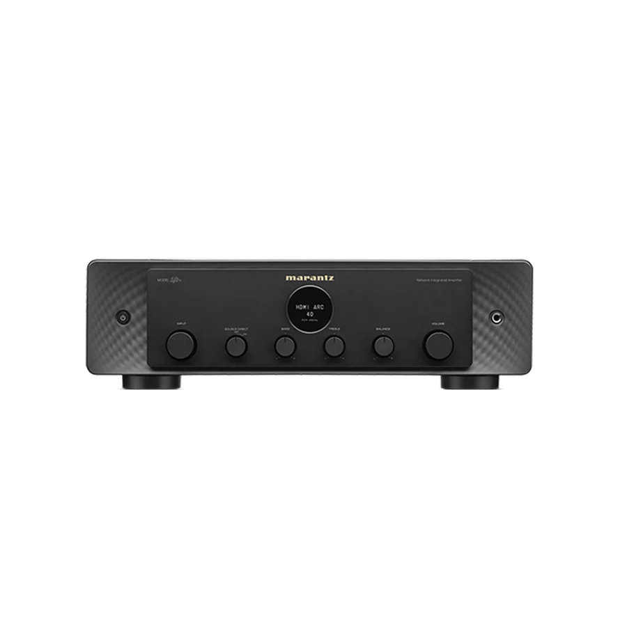Marantz MODEL 40n Black integrated network amplifier front view
