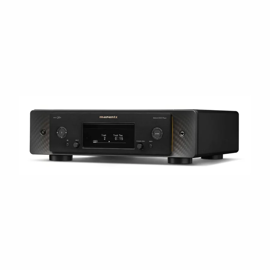 Marantz SACD 30n Black CD player right angled view