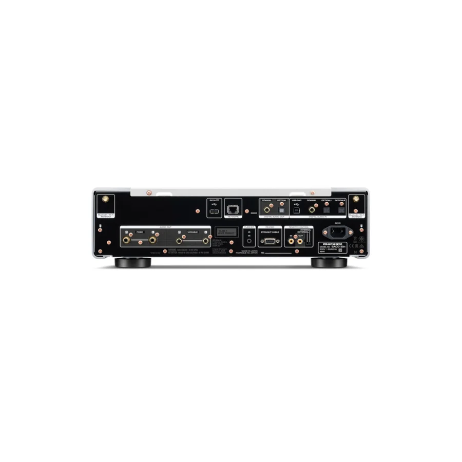 Marantz SACD 30n Silver-Gold CD player rear panel connections