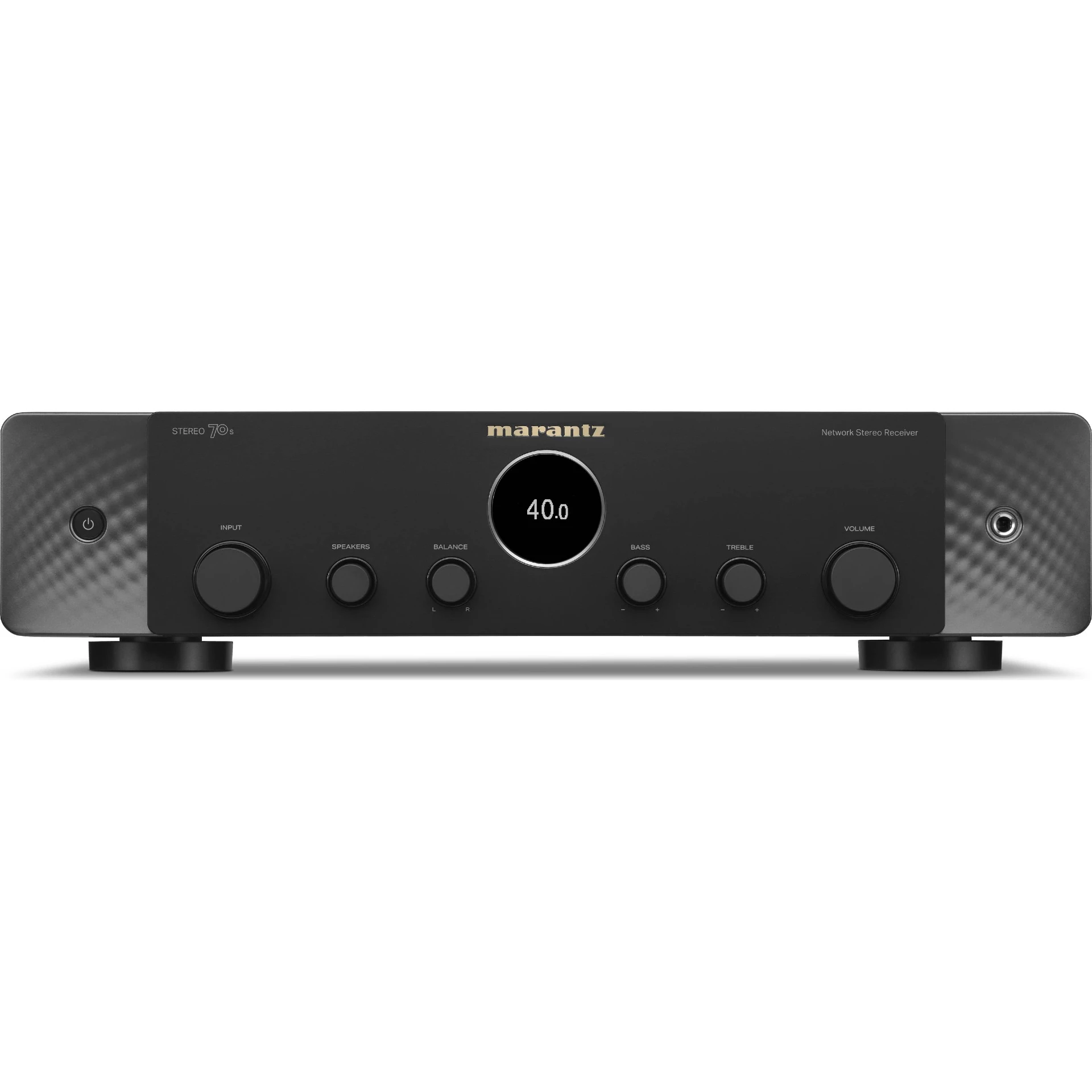 Marantz STEREO 70s Black stereo network receiver front view