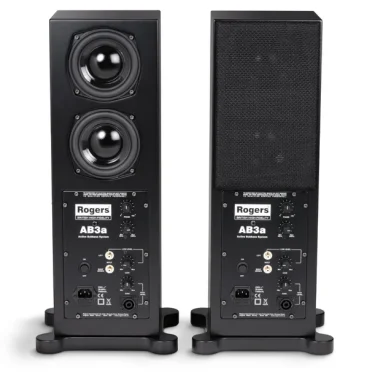 Rogers AB3a active subwoofer system in Satin Black finish