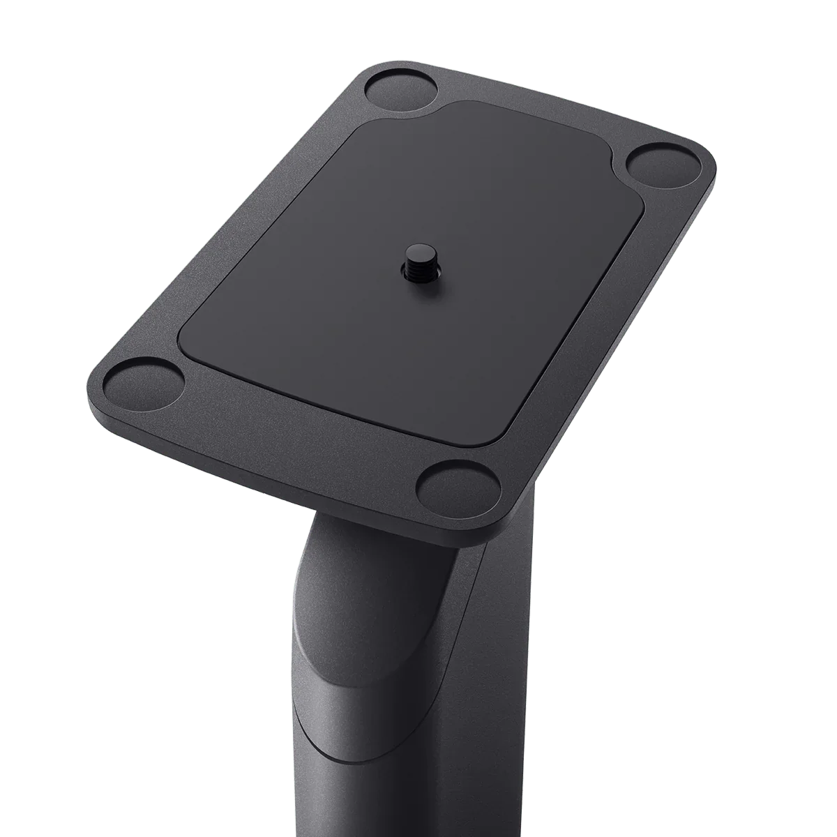 Close-up of KEF S1 Floor Stand base and adjustable feet