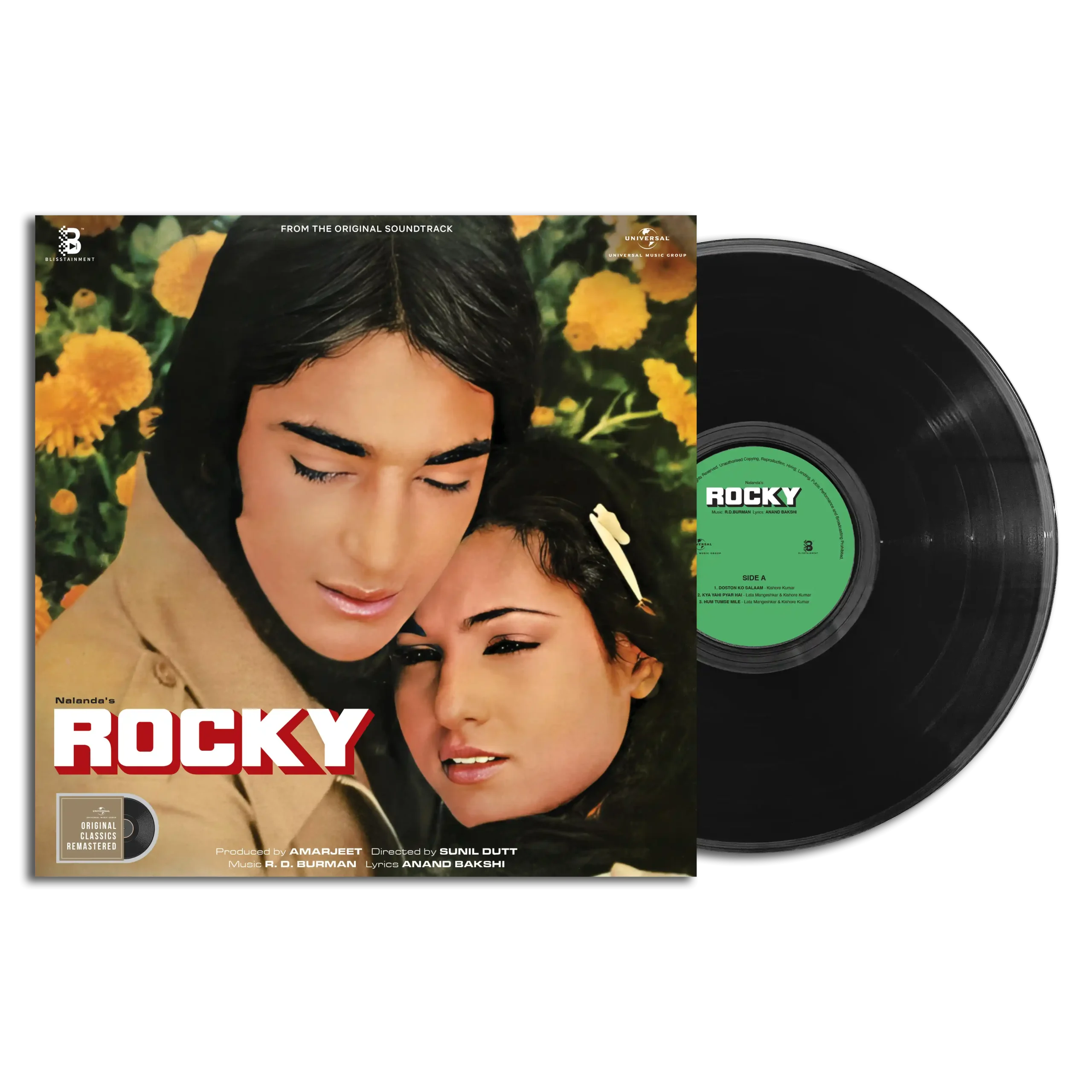 Rocky LP Vinyl Record featuring music by R. D. Burman