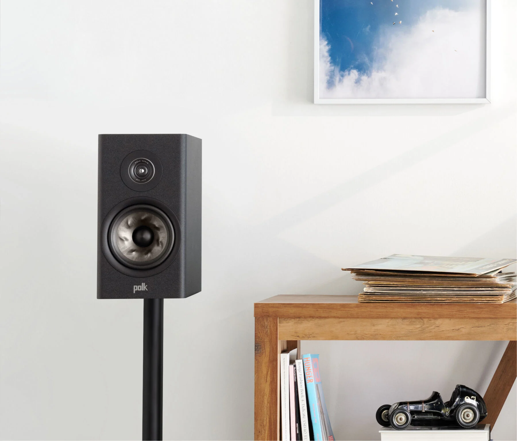 Polk Audio Reserve R100 Black bookshelf speaker