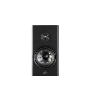 Polk Audio Reserve R200 bookshelf speakers in Black front view