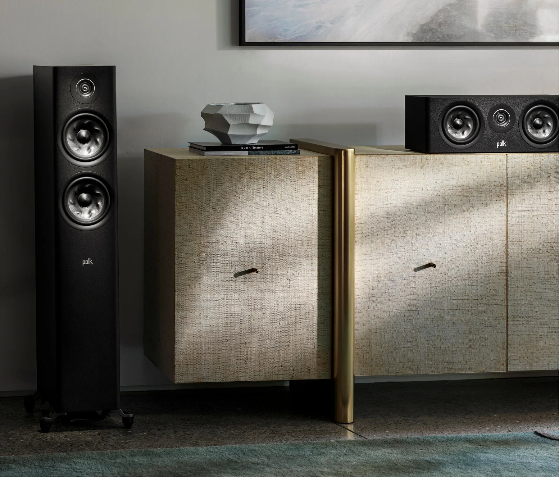 Polk Audio Reserve R300 Black center channel speaker