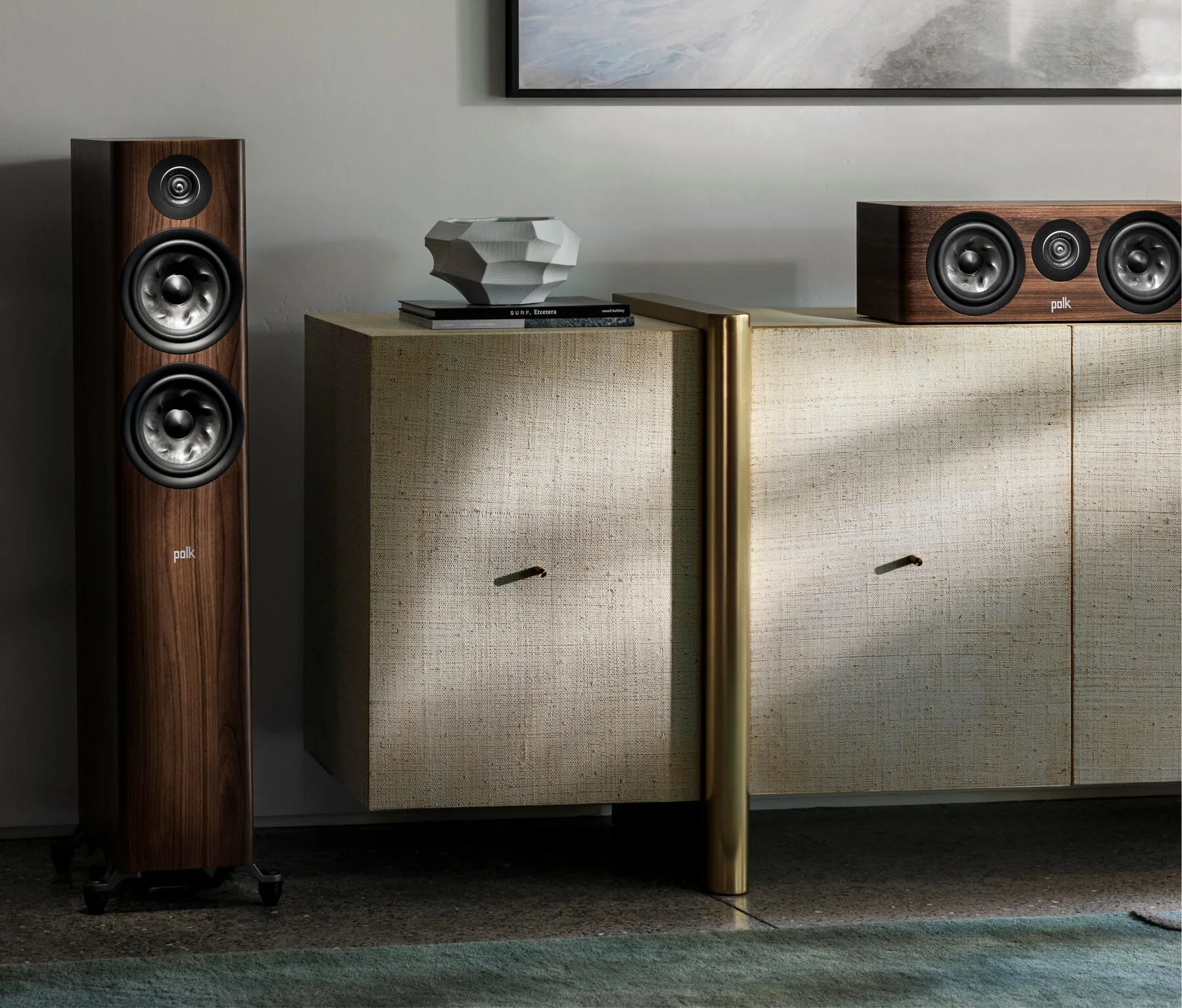 Polk Audio Reserve R300 Brown center channel speaker