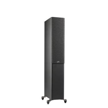 Polk Reserve R500 Black speaker with grille attached
