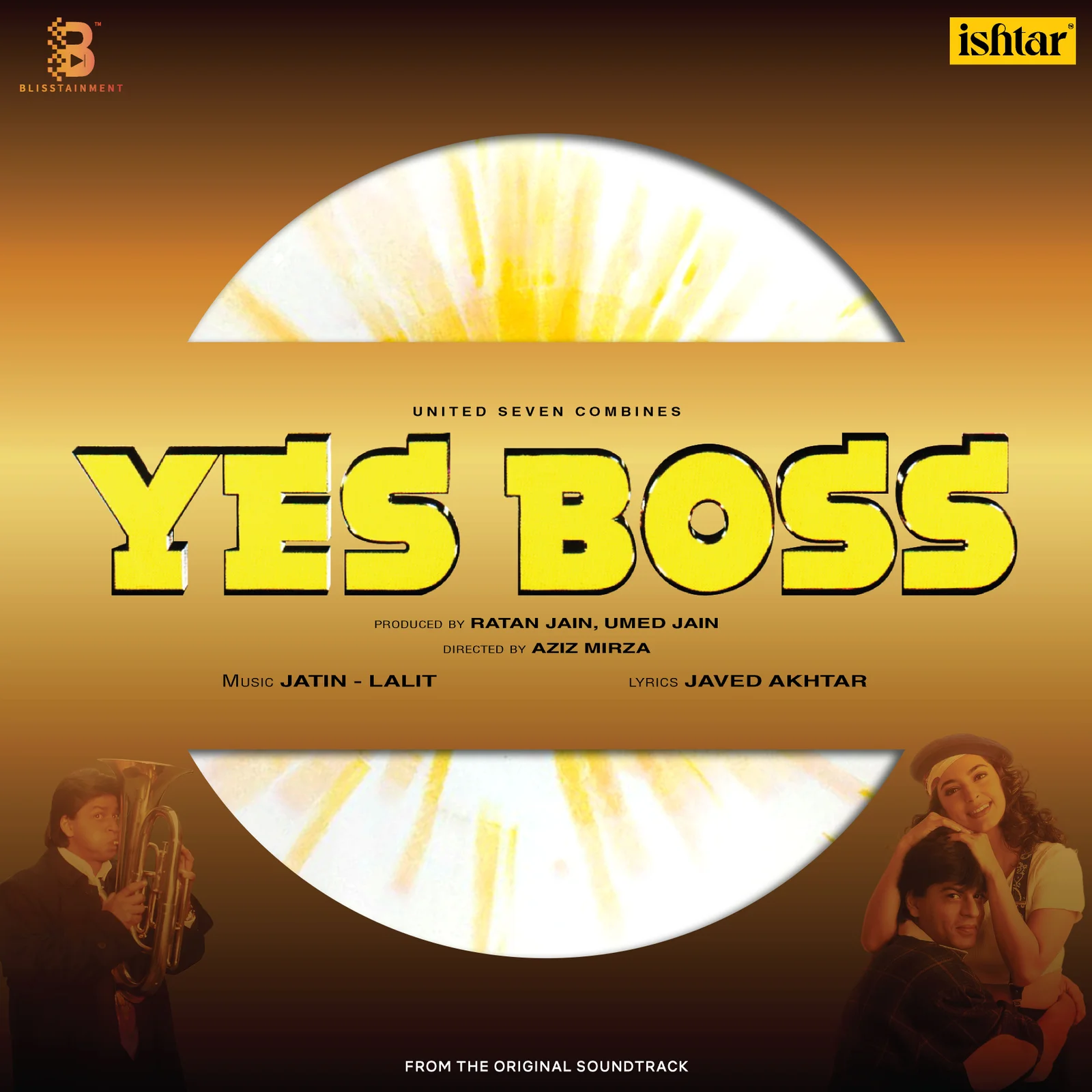 Yes Boss Splatter LP Vinyl Record by Jatin-Lalit