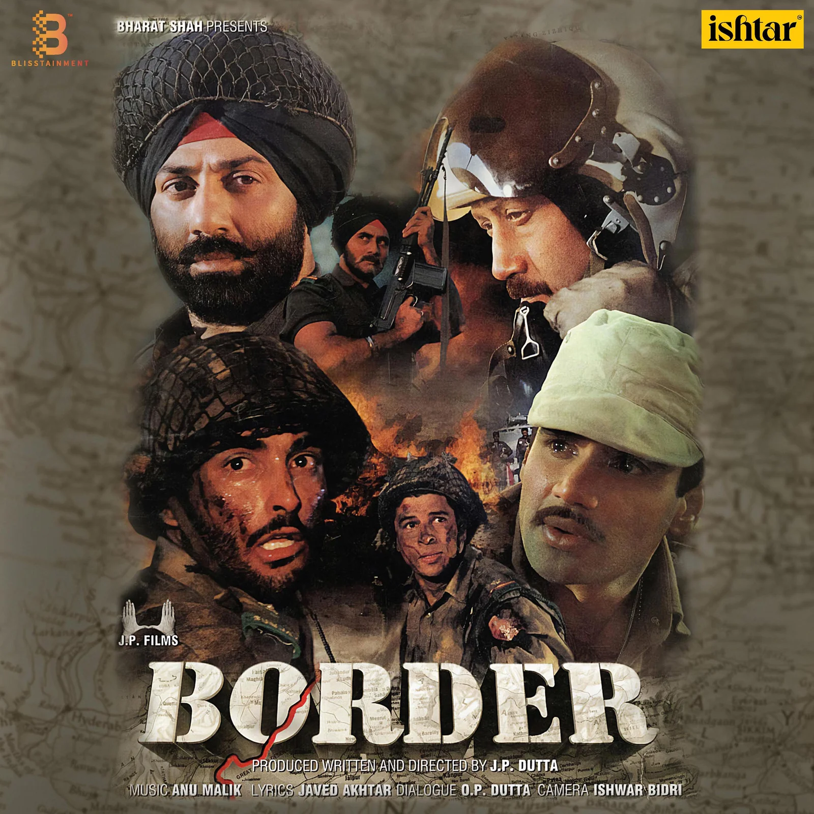 Border OST LP Vinyl Record by Anu Malik