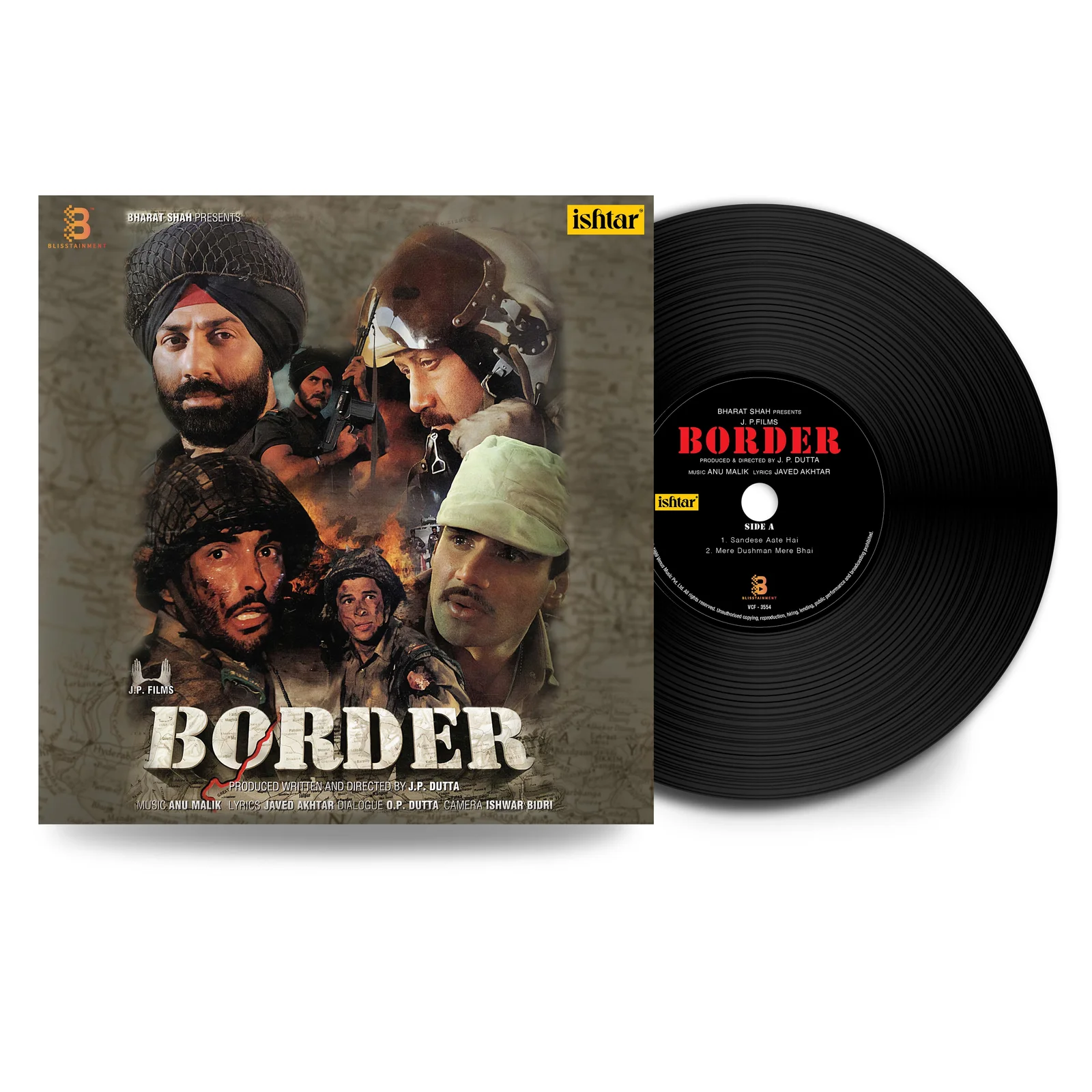 Border OST LP Vinyl Record by Anu Malik