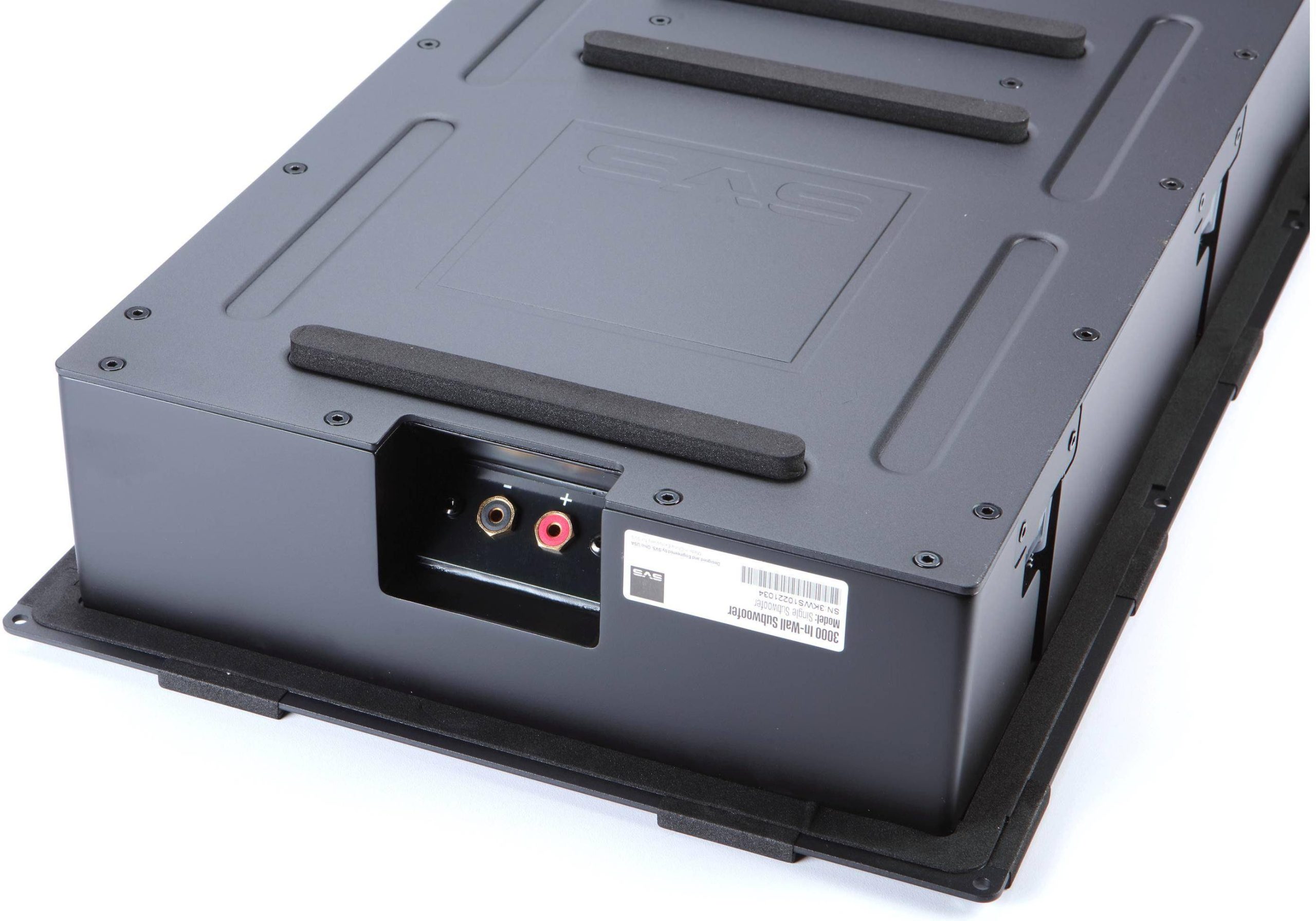 SVS 3000 In-Wall Subwoofer 800W amplifier