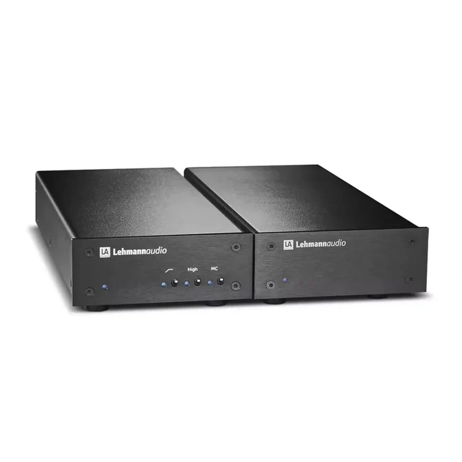 Lehmann Decade Jubilee Phono Preamplifier front view BLACK