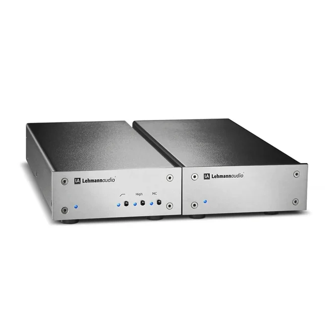 Lehmann Decade Jubilee Phono Preamplifier front view SILVER