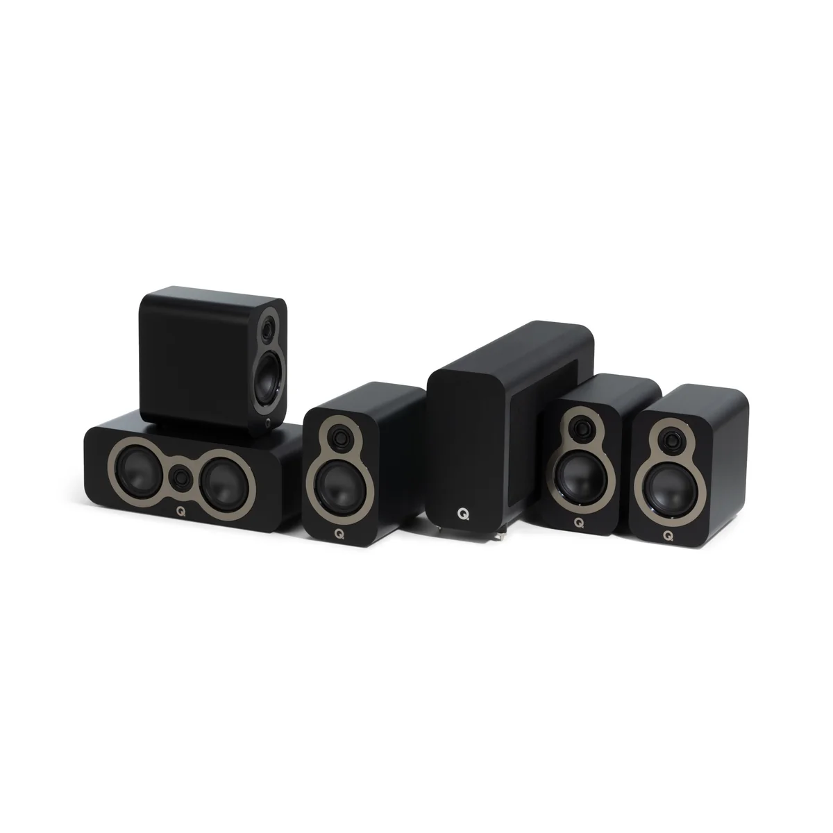 Q Acoustics 3010c 5.1 Surround Sound System with Subwoofer