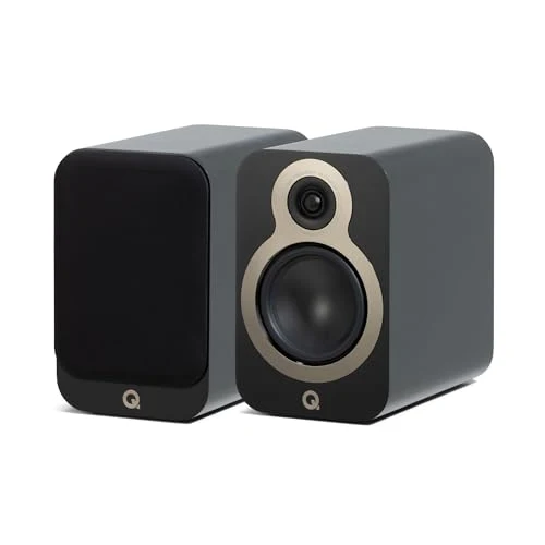 Q Acoustics 3030c Standmount Speaker Pair Black