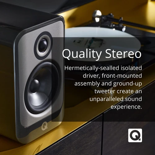 Q Acoustics Concept 30 bookshelf speakers in Gloss Black
