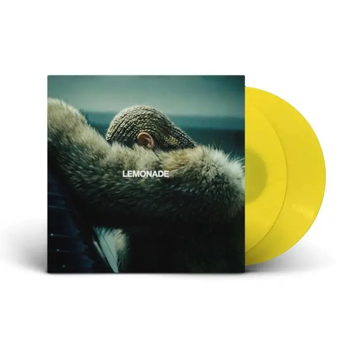 Beyoncé Lemonade 180g yellow vinyl double LP album in gatefold jacket