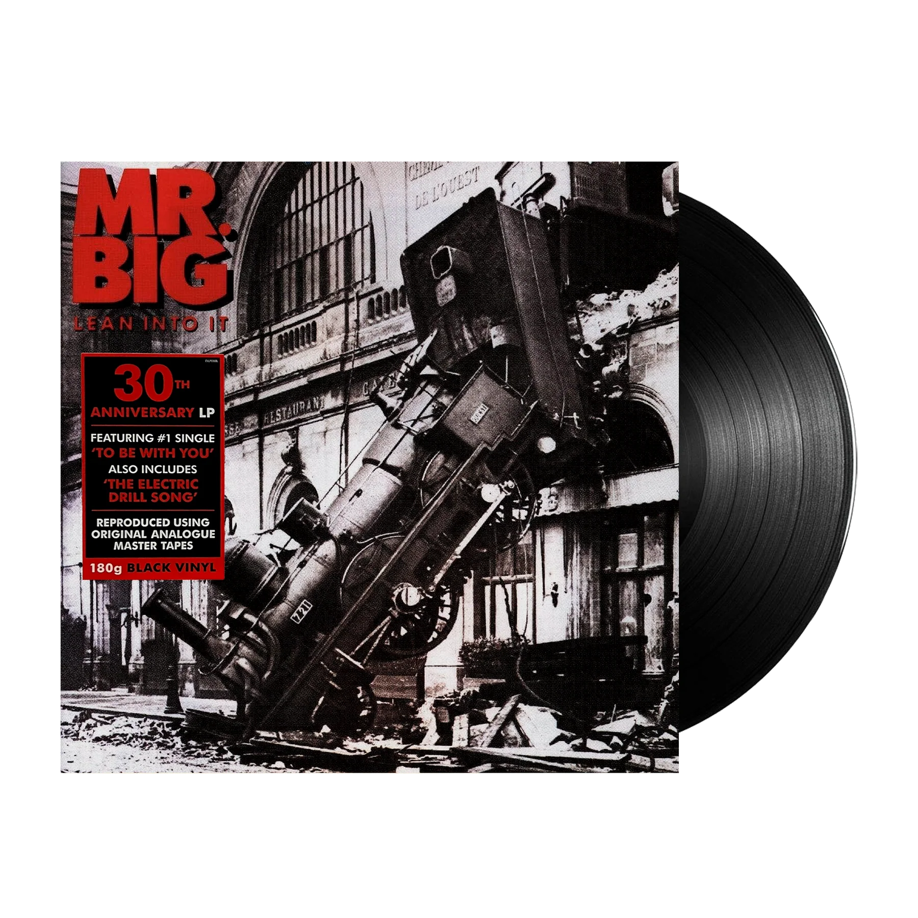 Mr. Big Lean Into It 30th Anniversary Edition 180 gram vinyl LP by Evoxs
